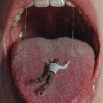 a giantess voring a tiny man