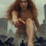 giantess destroying a city